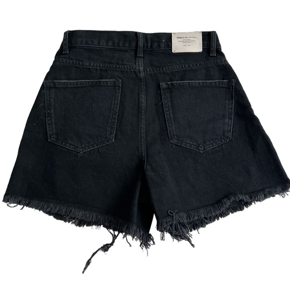 Only Distressed Rip Denim Mini Short - Picture 5 of 9